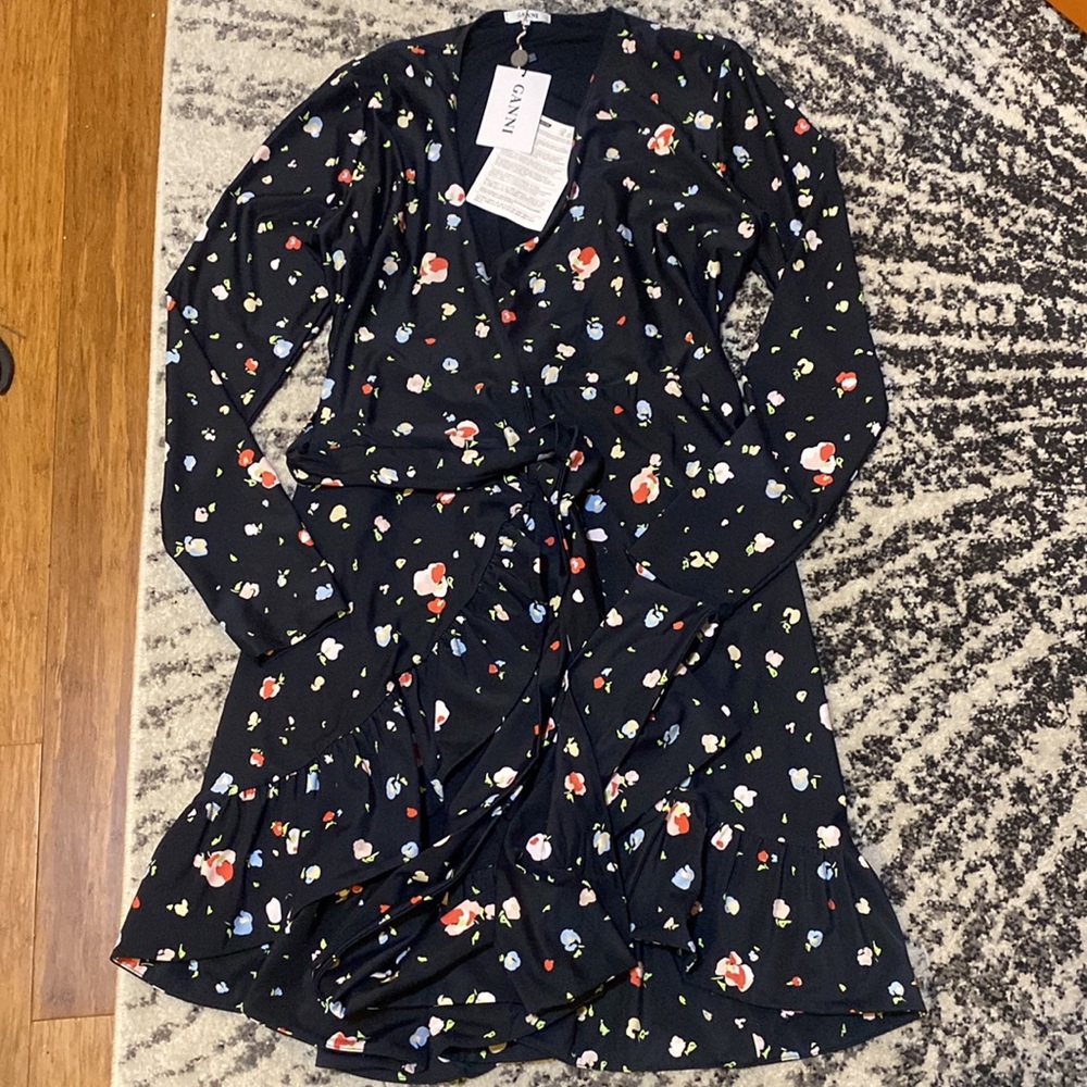 Ganni 3384 Alameda Dress size FR 42 - Picture 3 of 5